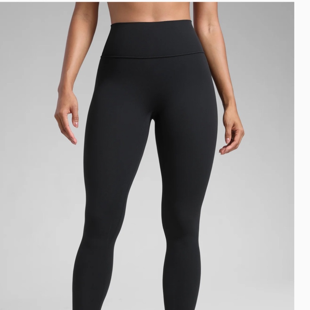 Black crz yoga high waisted full length leggings